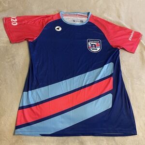 Pactimo‎ Cycling Jersey Men 3XL Blue Biking Team Nuun 2020 Lightweight Athletic